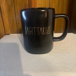 Rae Dunn Black Sagittarius Mug